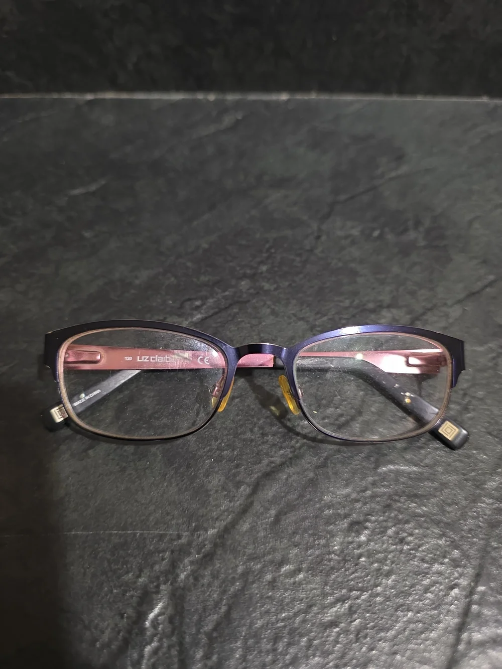 Liz Claiborne L 438 EYEGLASSES 0JBW Navy 48-17-130 8-2 Made In China